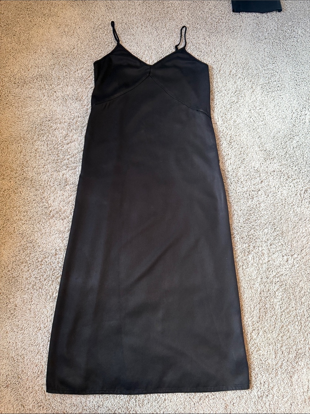 Kut from the Kloth Black Maxi Slip Dress